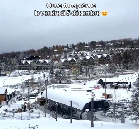 Bromont Montagne d'Expérience - La première neige nous rend fébrile.