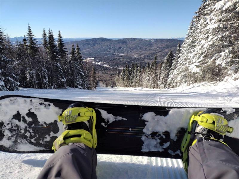 Mont Grand-Fonds - Ça commençait sur un beau corduroy