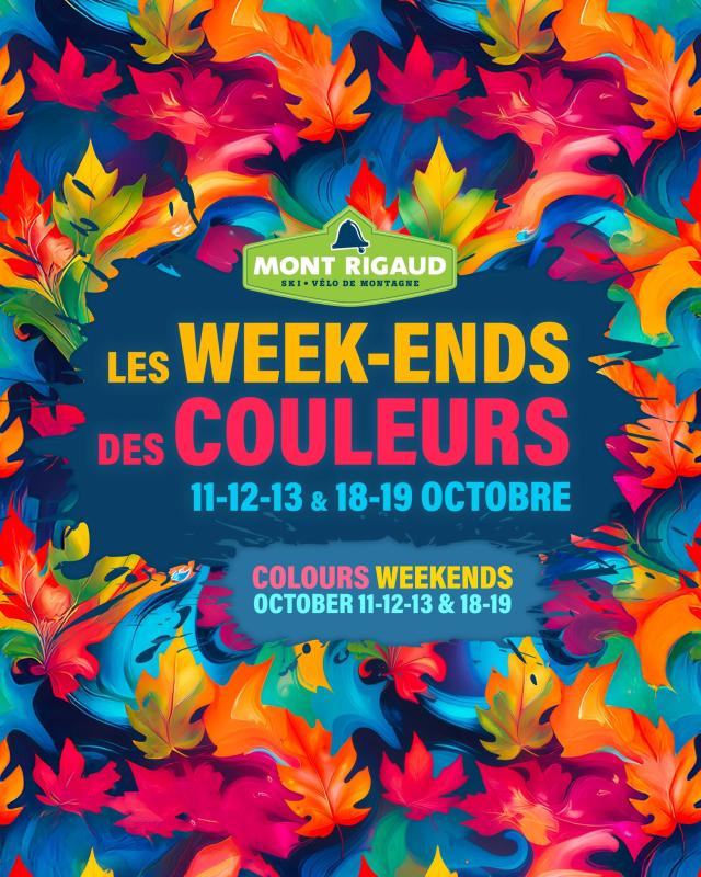Mont Rigaud -  Week-end de couleurs est de retour