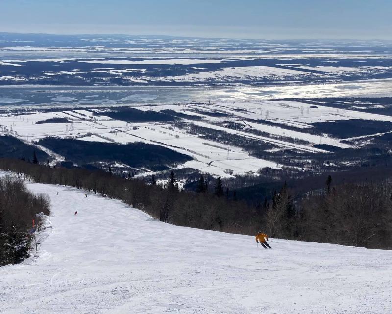 Mont Ste-Anne, Des heures de bonheur sur mes skis