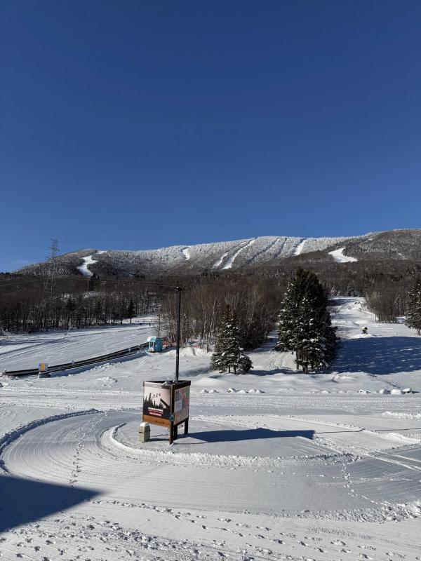 Mont Sainte Anne - La météo est favorable et les opérations progresses