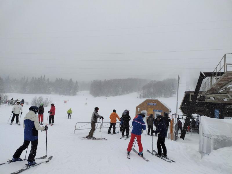 Mont Ste-Anne - Une bordée de 20 cm...