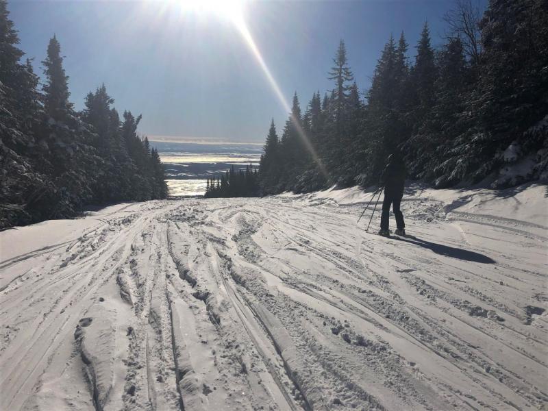 Mont Sainte-Anne - La glisse est superbe - Les pistes aux naturelles