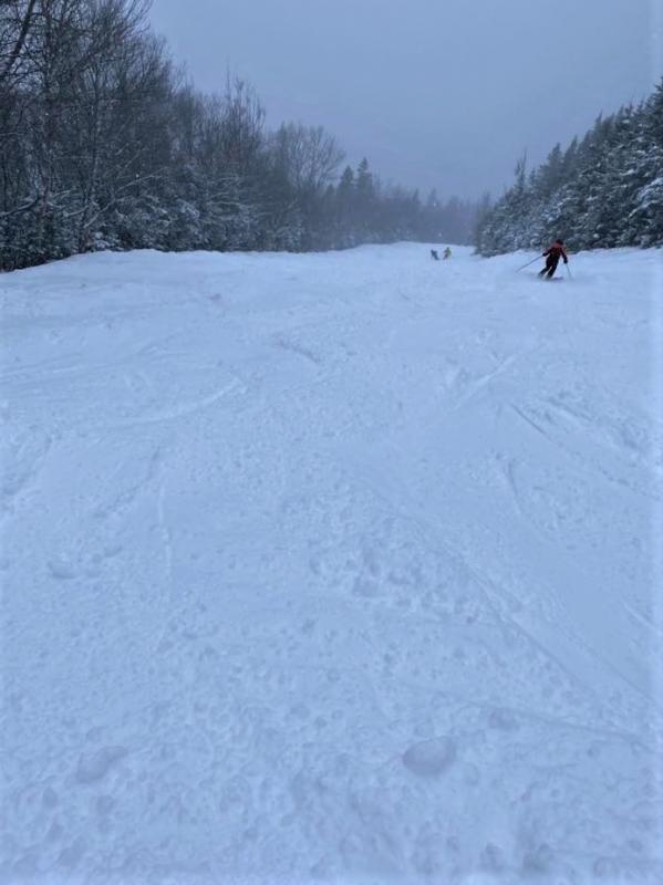 Mont Sainte-Anne - 15 cm de neige fraîchement tombée 