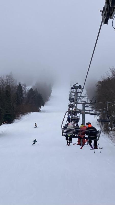 Mont Sainte Anne - La piste du jour est l'Expresse