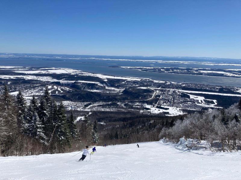 Mont-Sainte-Anne -  Une autre belle journée sur de belles pistes damées