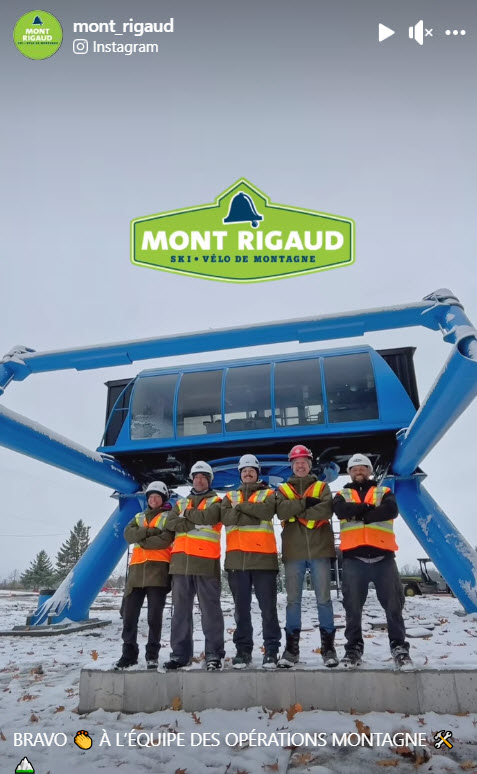Mont Rigaud - Nouveau remonte-pente saison 2023-2024