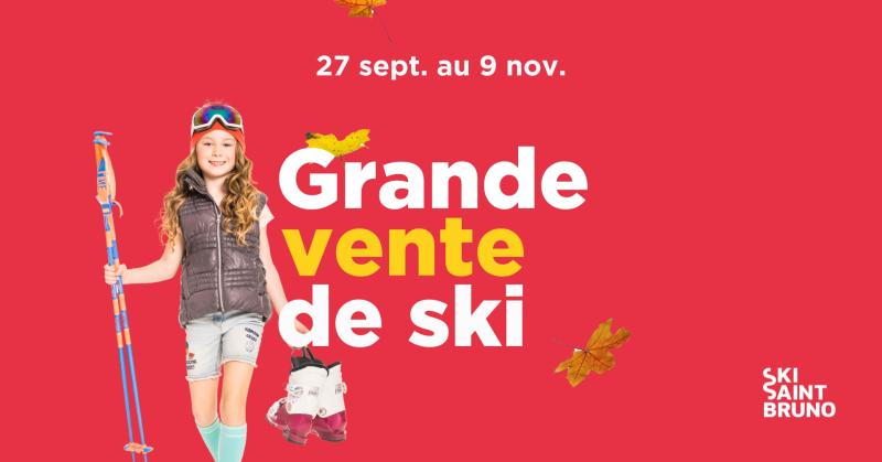 Ski Mt St Bruno - Grande vente d'automne