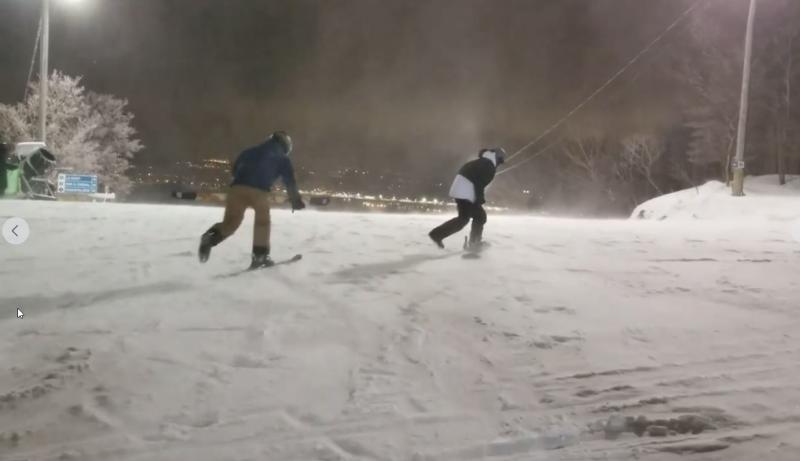 Ski St Bruno du beau ski de soirée