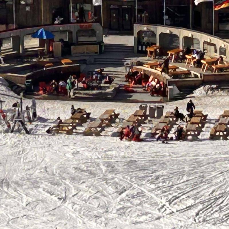 Sommet Saint-Sauveur Mercredi 19 mars 2025 La montagne commence sérieusement à prendre des airs de s