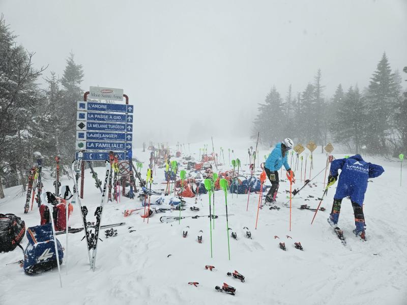 Mont Sainte-Anne - La journée s’annonce mémorable. Mont Sainte-Anne - La journée s’annonce mémorable.