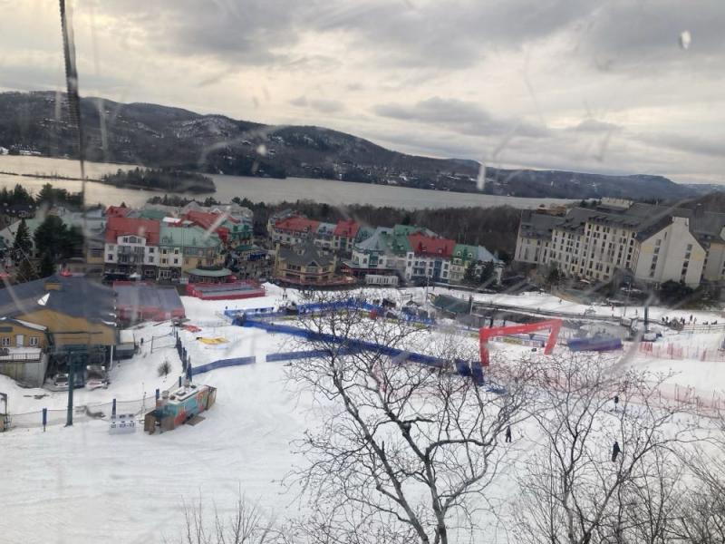 Tremblant - Une condition de printemps en ce 1er décembre 2023